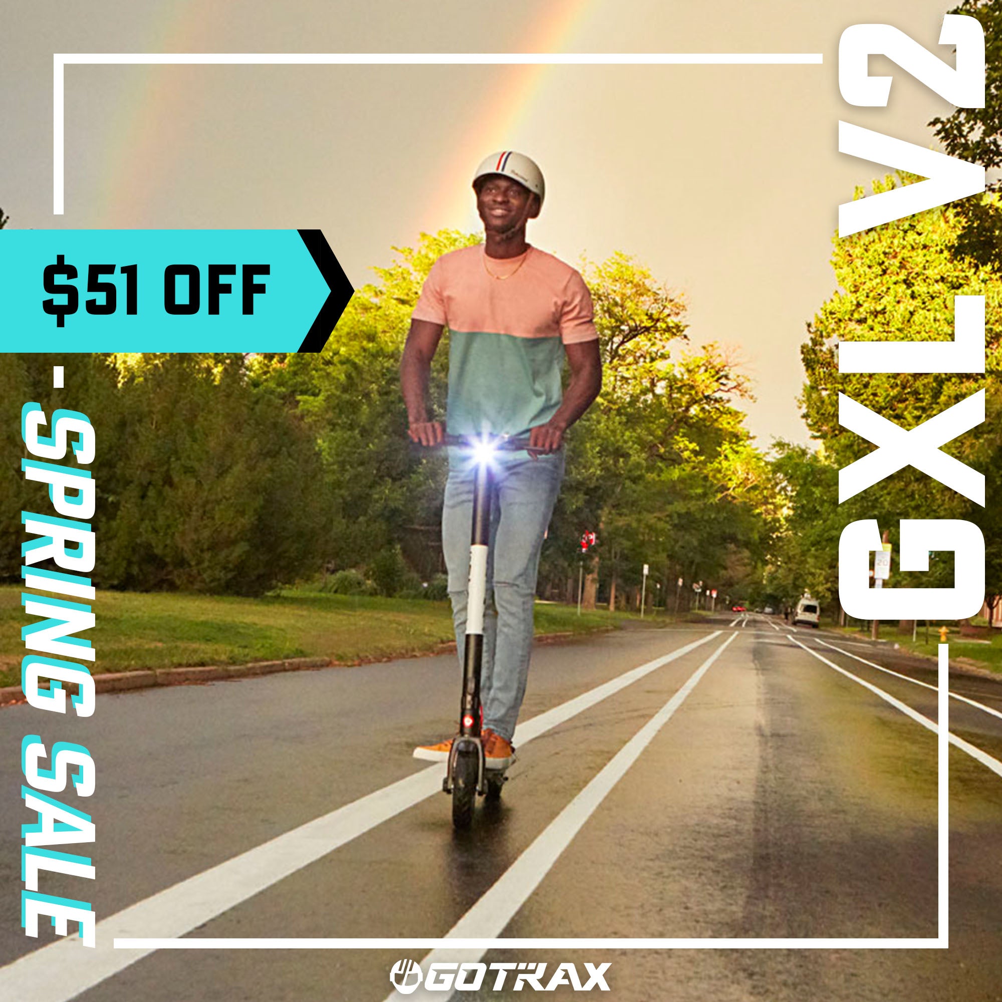 GXL V2 Lightweight Scooter - GOTRAX