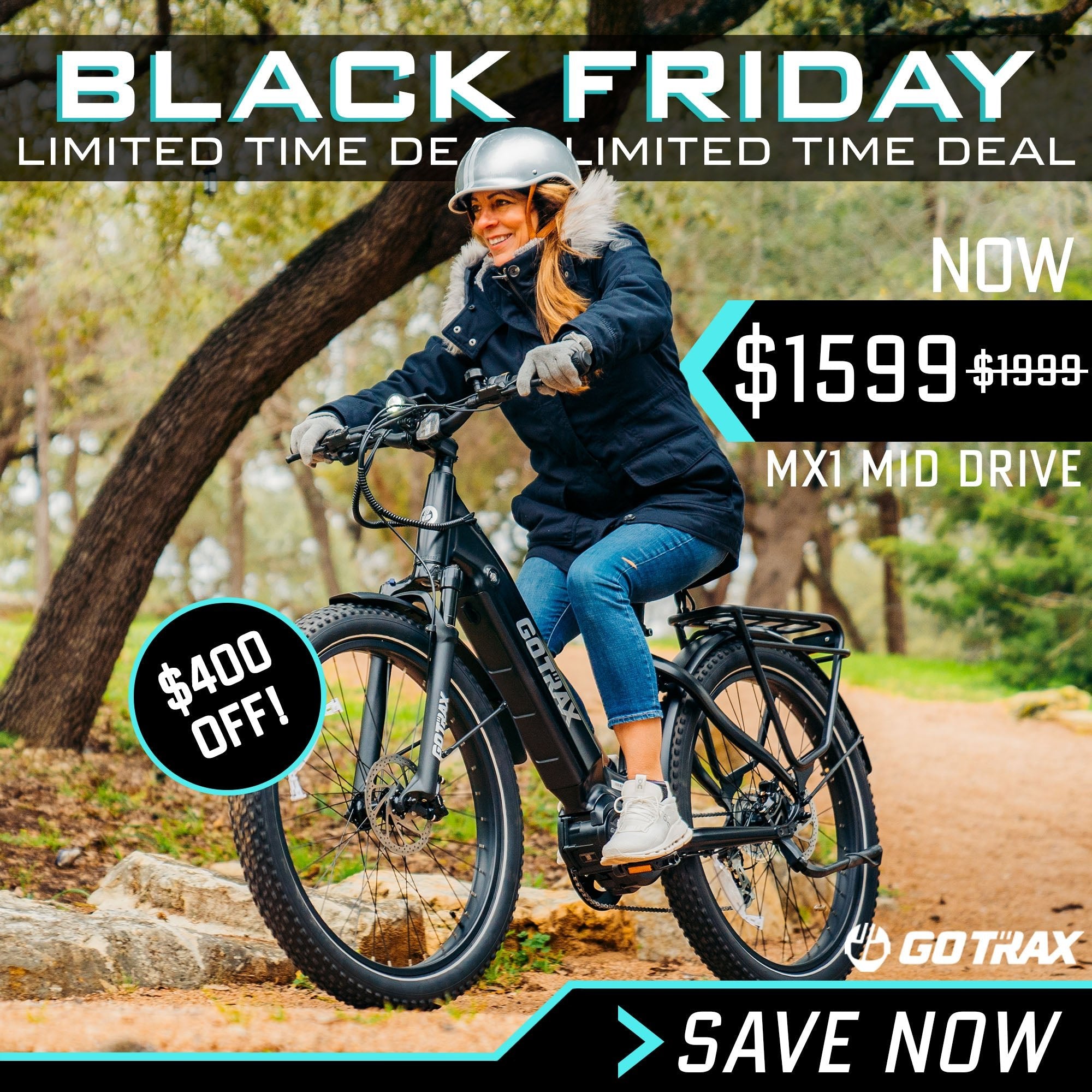 MX1 Mid Drive Electric Bike - GOTRAX