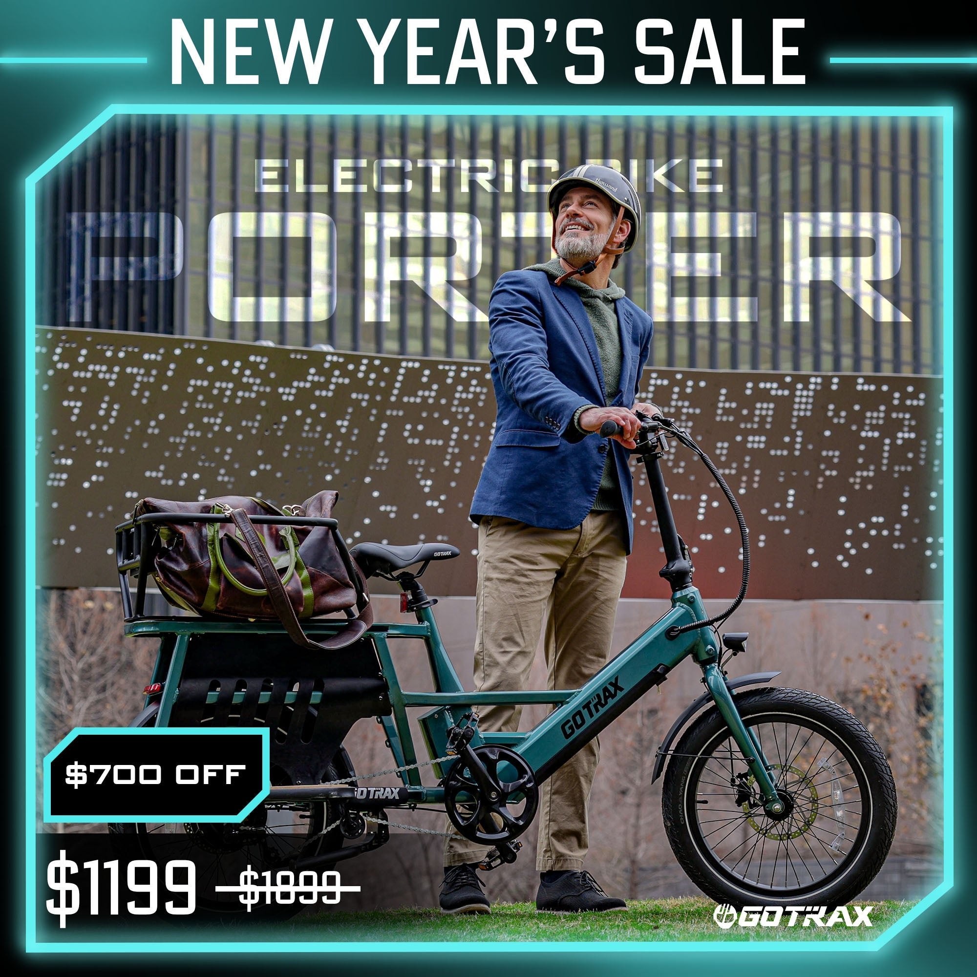 Porter Electric Cargo Bike - GOTRAX