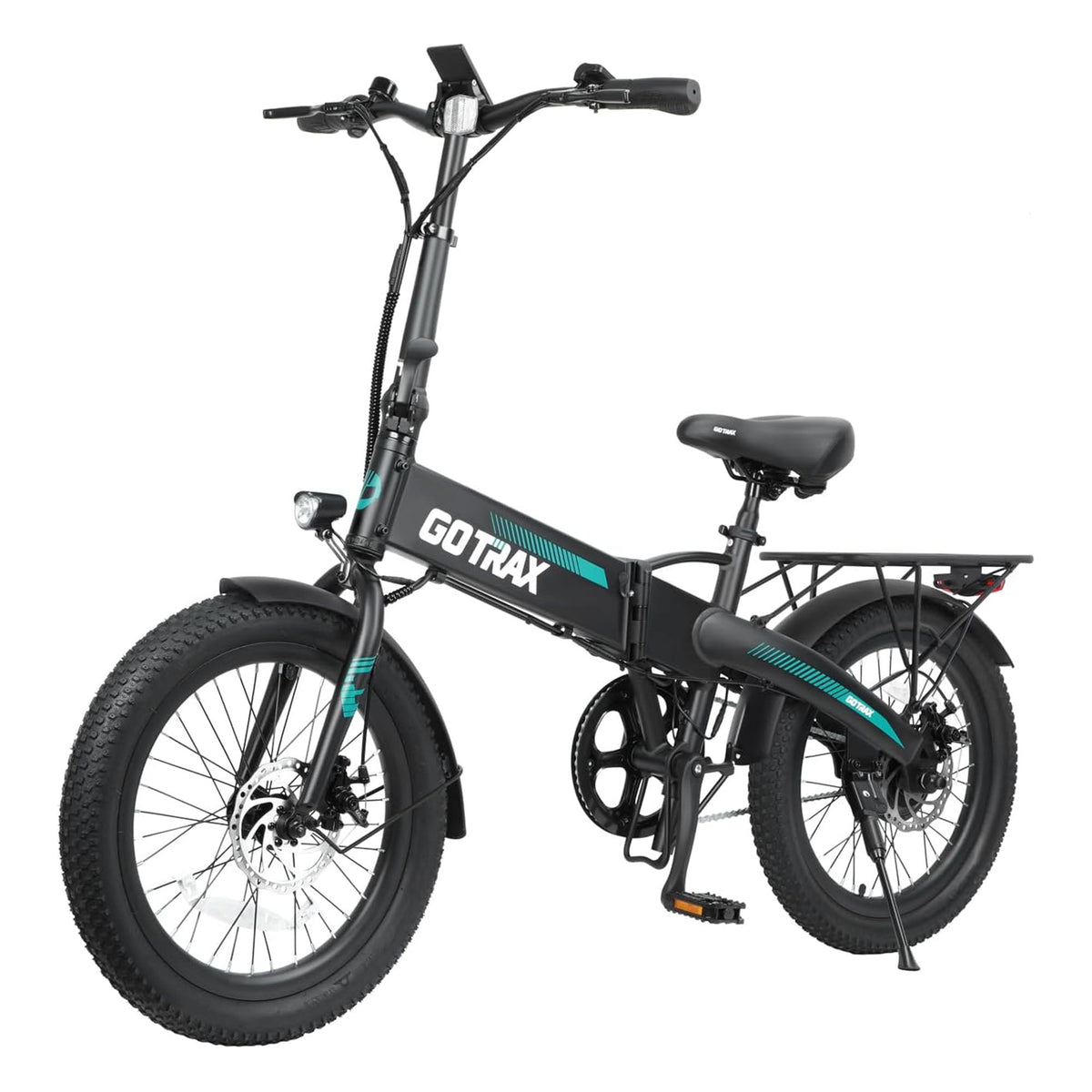 20inch electric bicycle Gotrax 20" Folding Electric Bike for Adults, 48V 10Ah, 40 miles & 20 mph, 500w Peak Motor, Ul2849, Black
