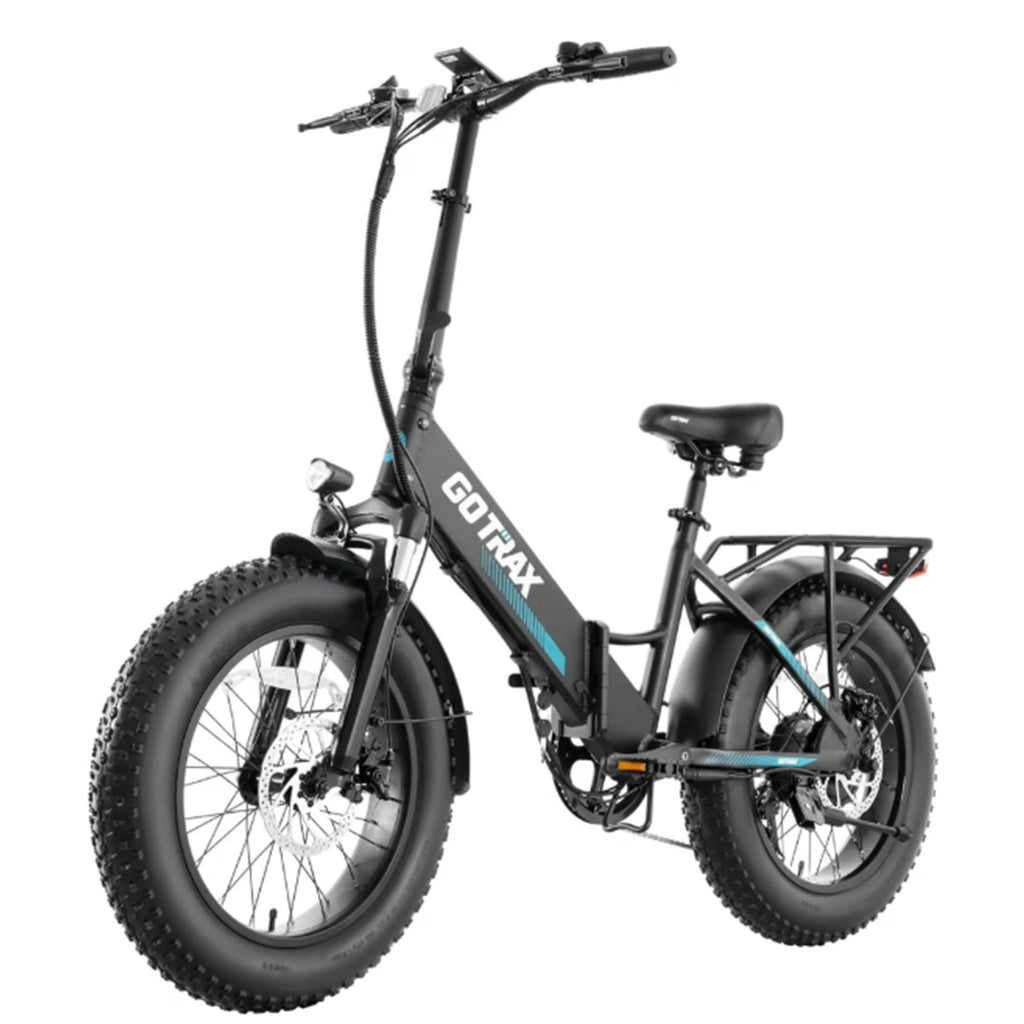 gero elektrofahrrad Gotrax R3 Folding Electric Bike for Adults, 70-Mile Range, 500W, 20mph, 20" x 4" Fat Tires, Shimano 7-Speed, Dual Disc Brakes