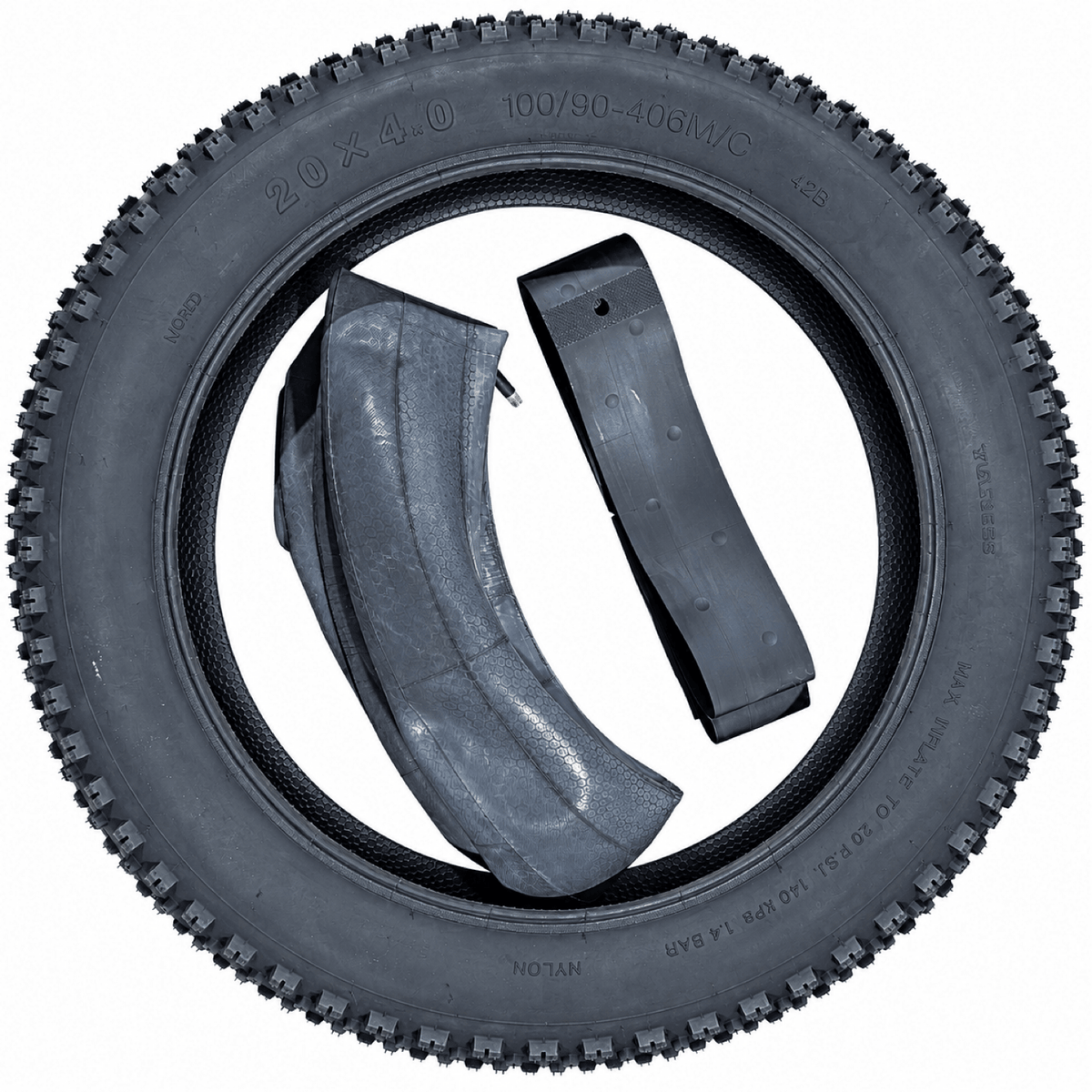 Tire Tube,Ranger Pioneer R7 G201 Z4Pro EBE4Pro Mustang Ranger F3LR,Black 20x4.0" - GOTRAX