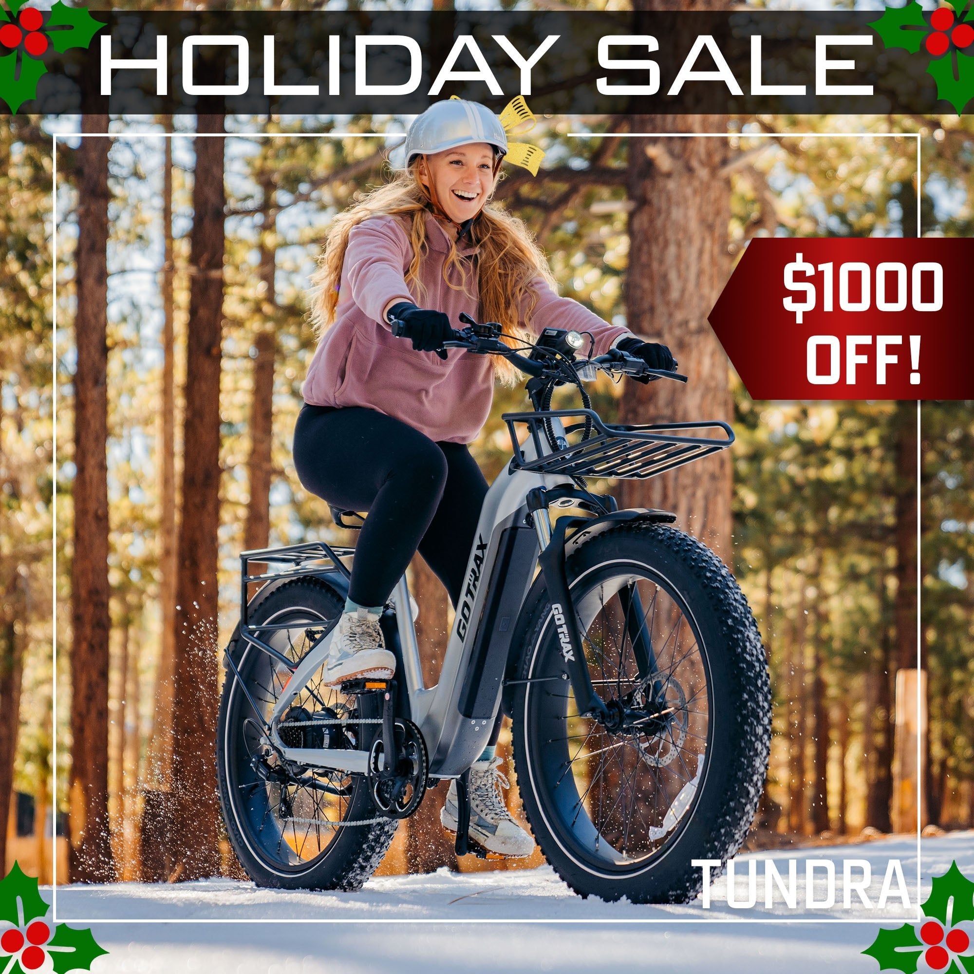 Tundra Fat Tire Electric Bike - GOTRAX