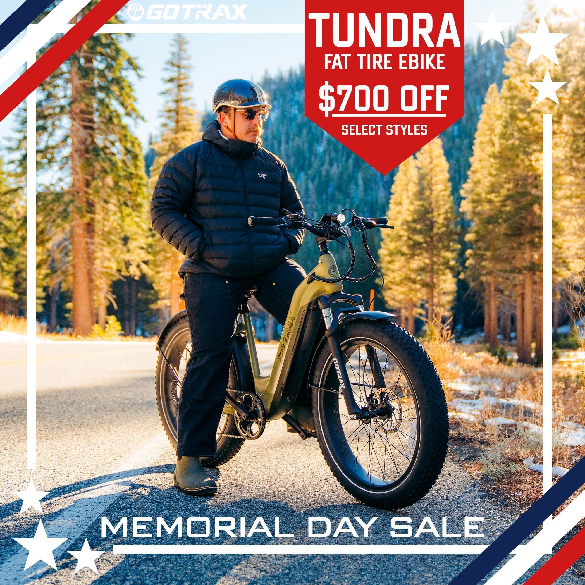 Tundra Fat Tire Electric Bike - GOTRAX