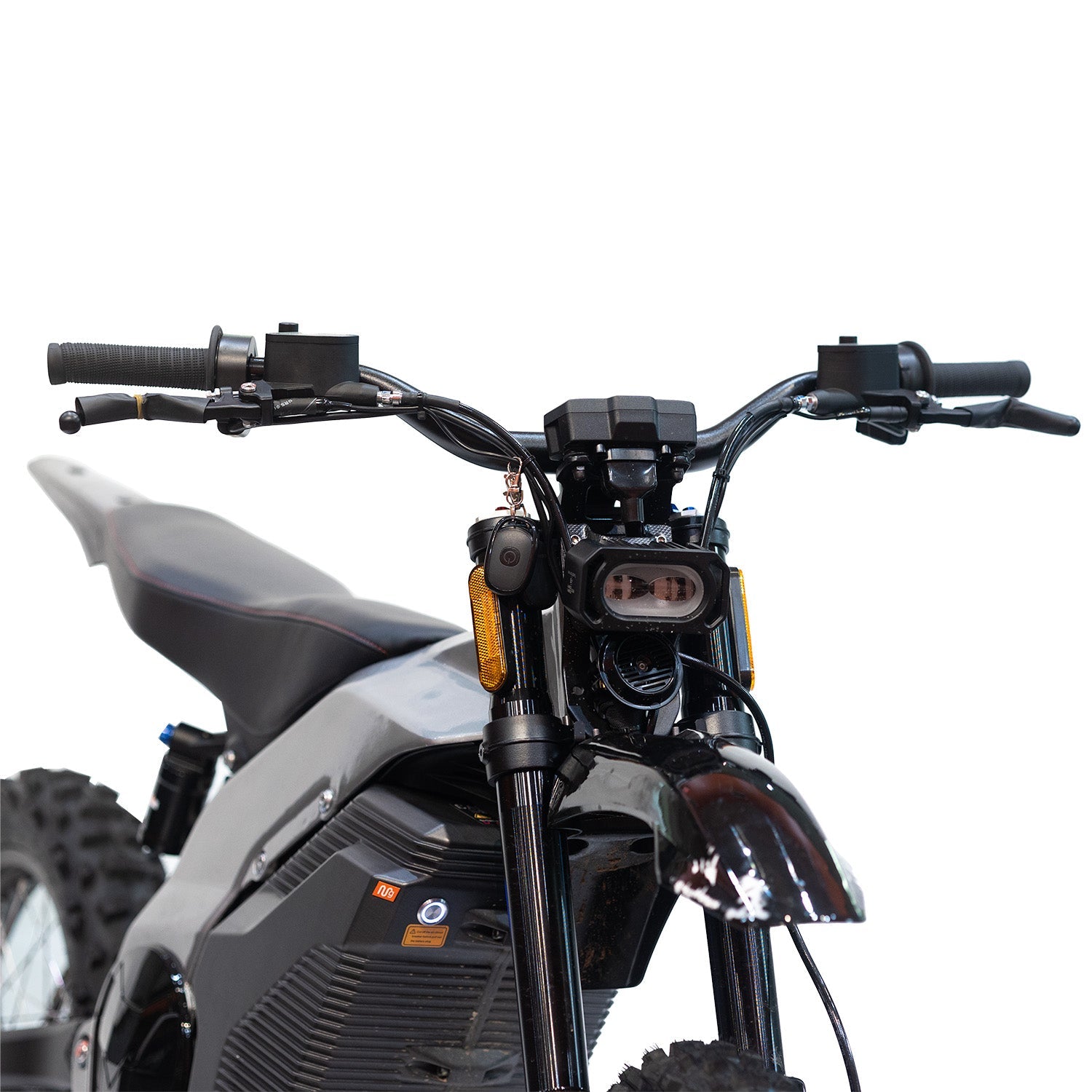 Everest Electric Dirt Bike Headlight and Handlebars