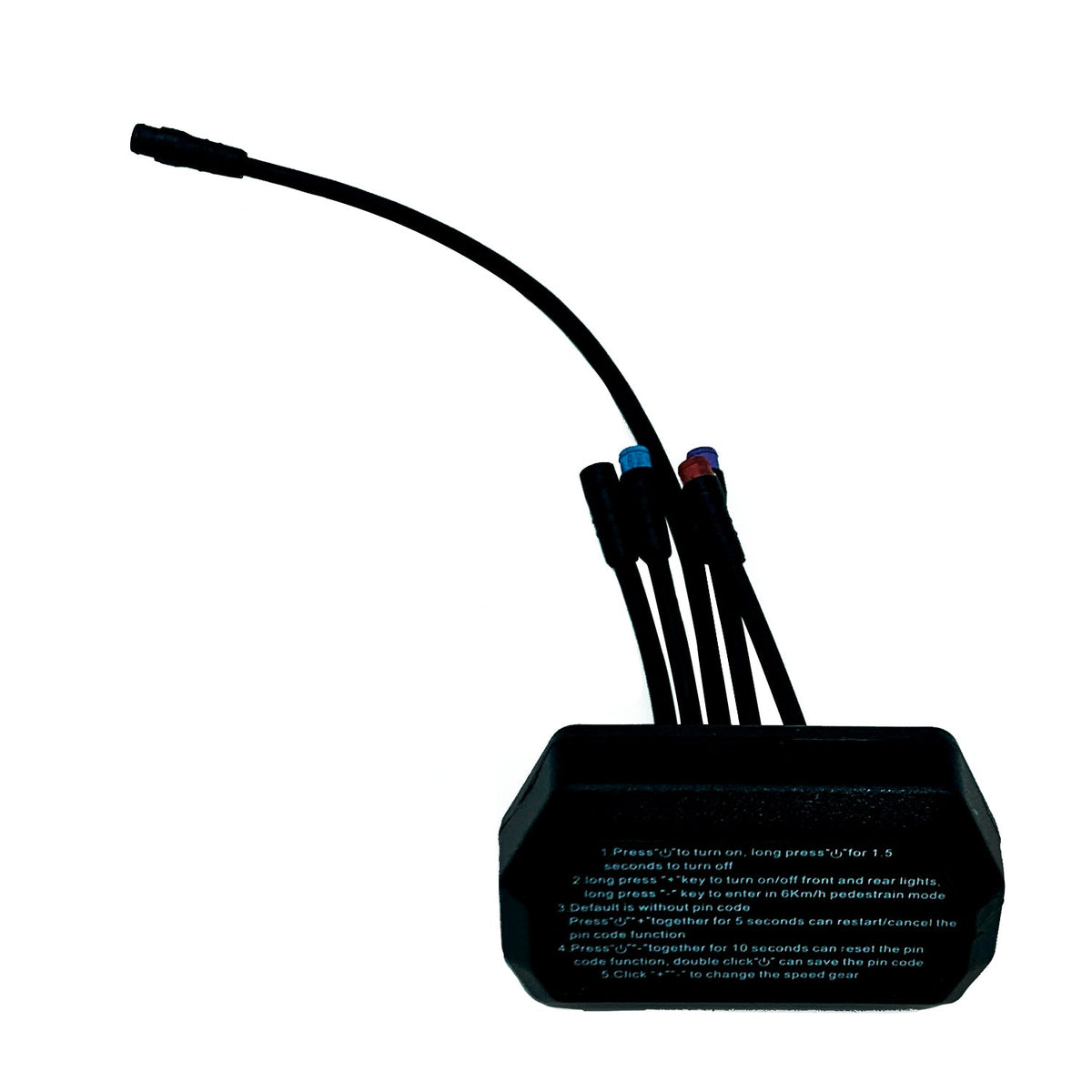 GOTRAX G4 LCD display power button long press animation